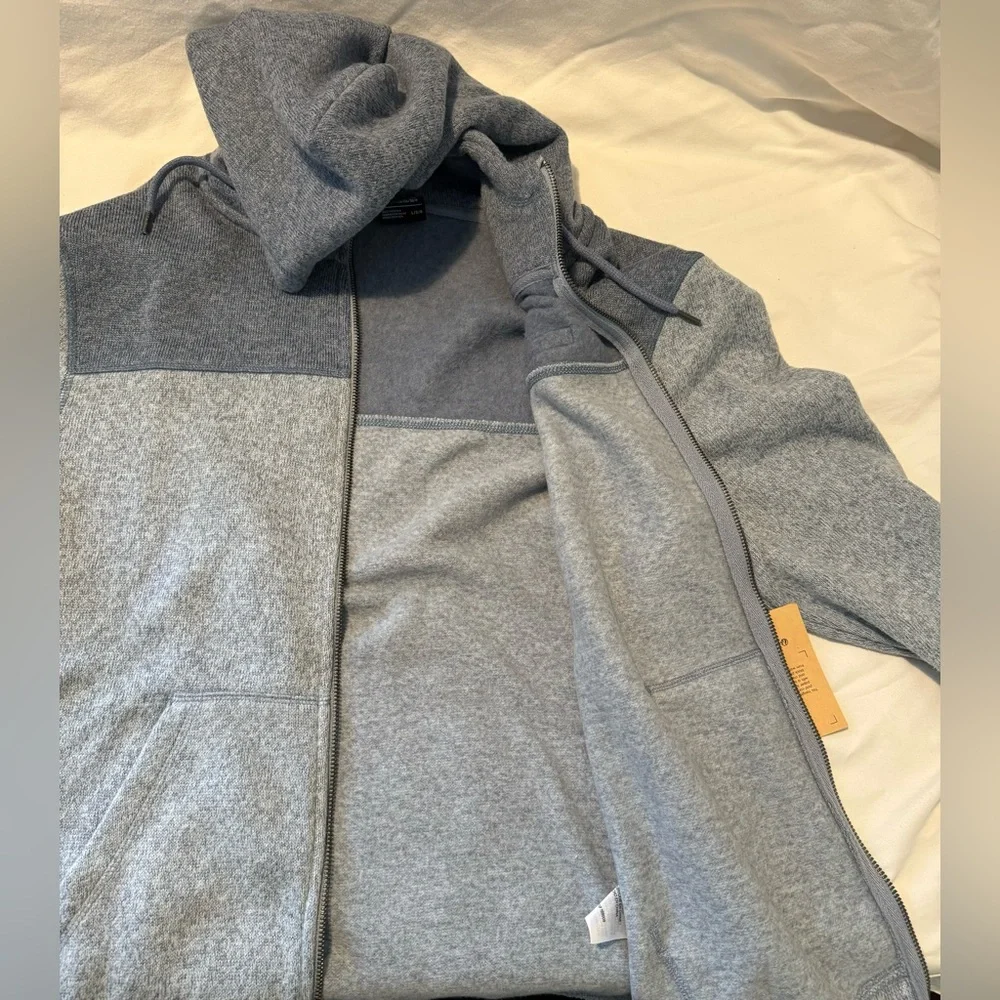 Quiksilver Men’s Fleece Pullover Hoodie Gray Size Large L Surf Skate Outdoor - Picture 4 of 8